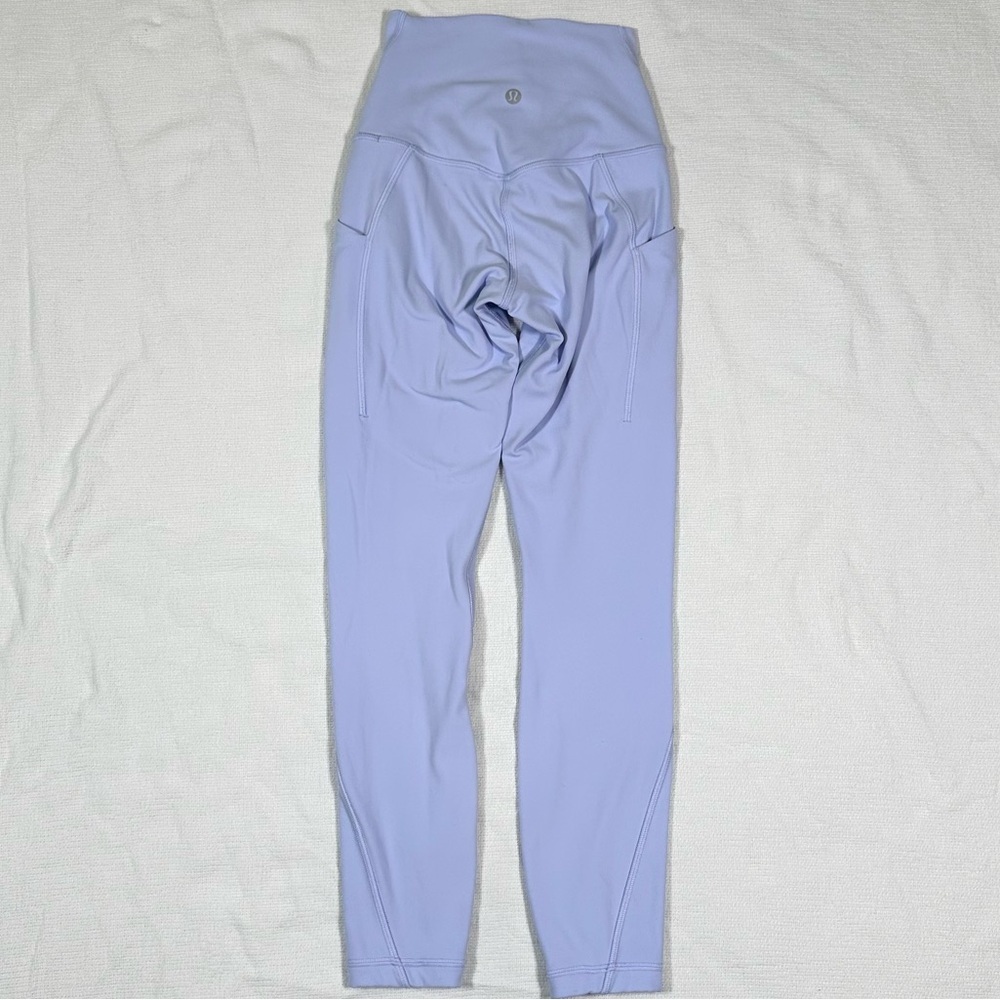 Lululemon Align Pant Lilac Lavender High Rise Pant Leggings Pockets 0